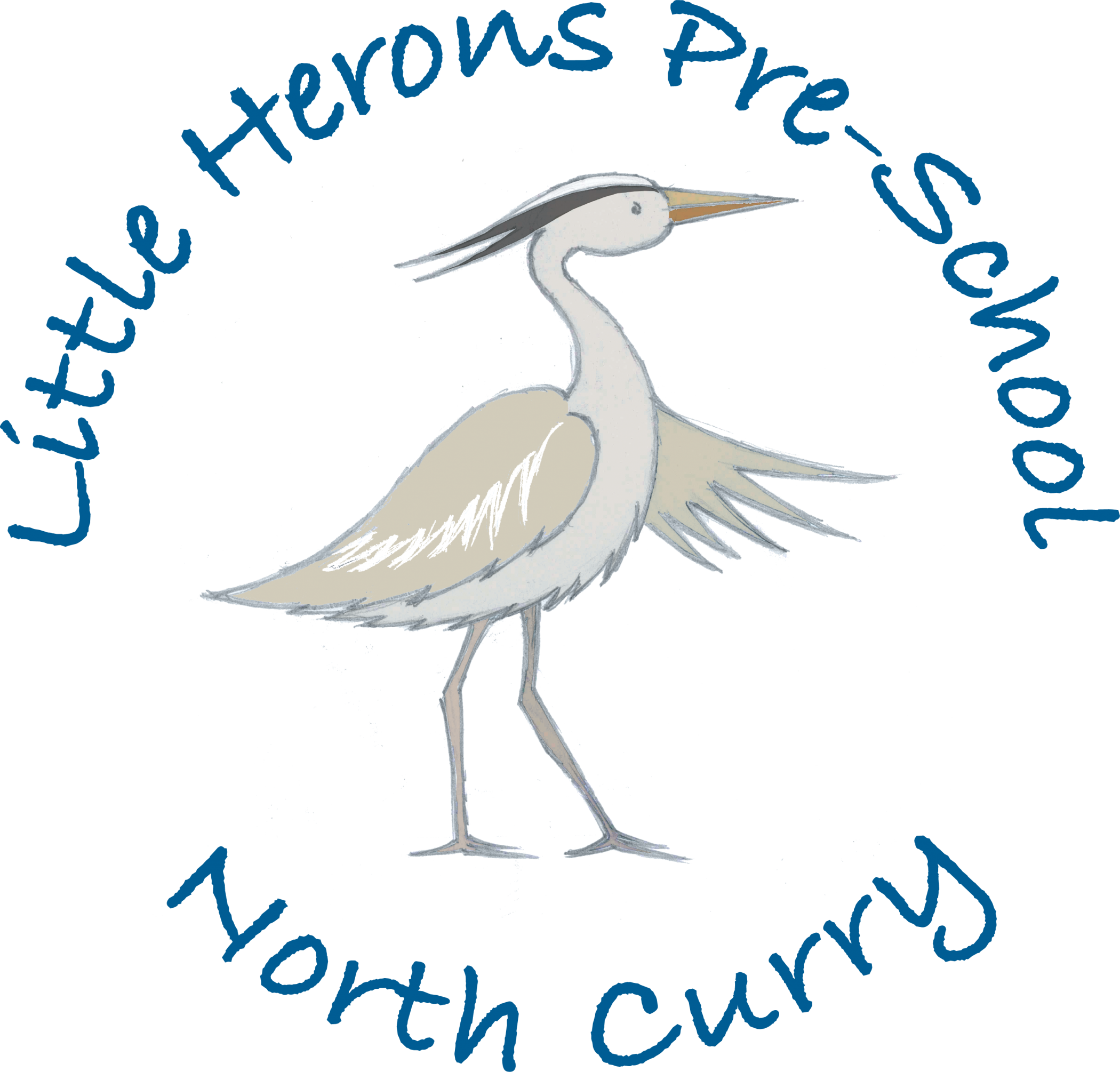 Little Herons logo of Hettie Heron