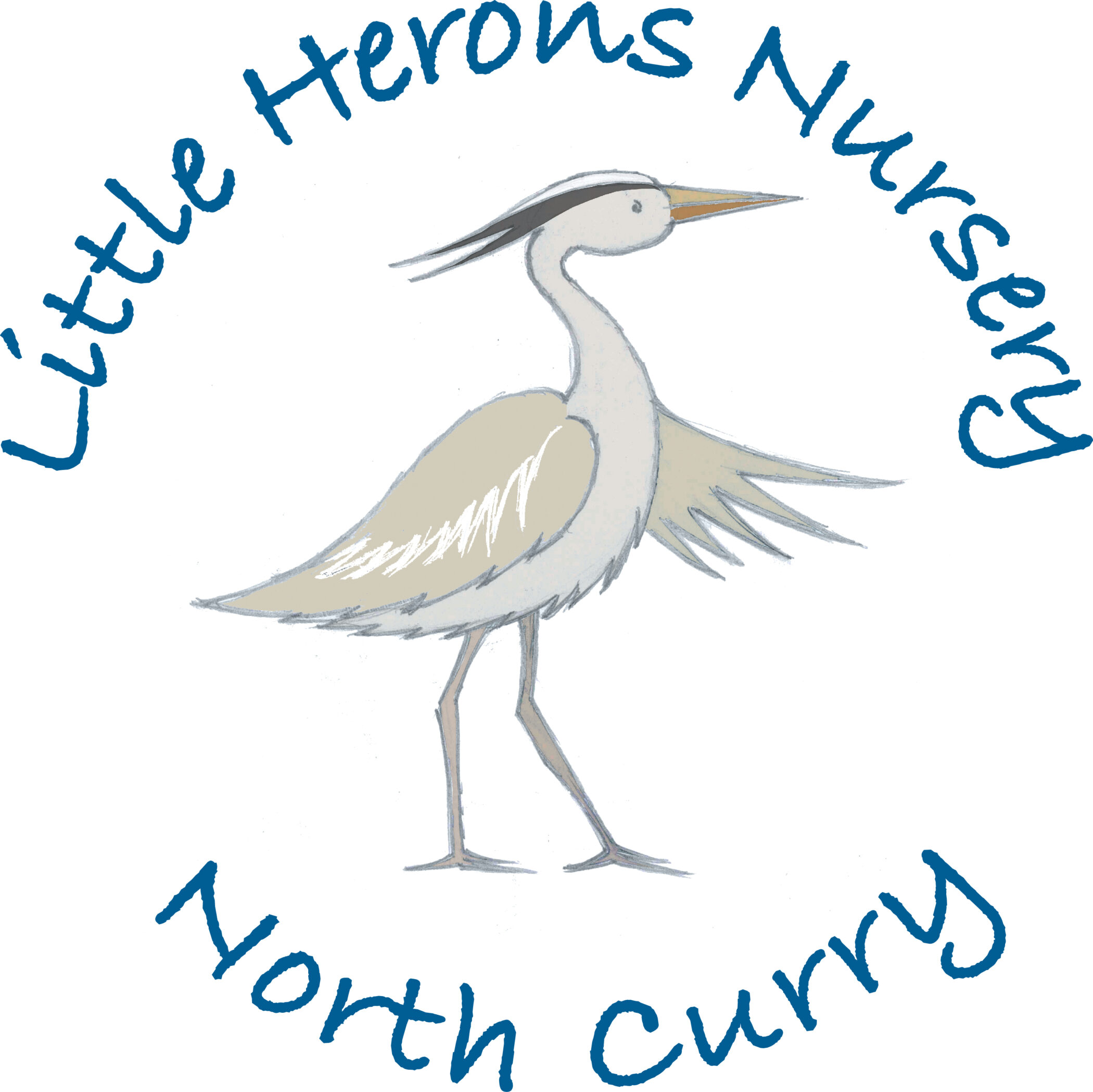 Little Herons logo of Hettie Heron